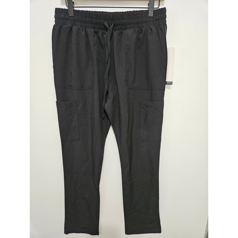 EliteMed Performance Women Black Scrub Pants Modern Fit Cargo Size M 1811BLK NWT